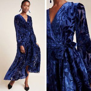 Anthropologie (Hutch) Daniella Velvet Maxi Dress